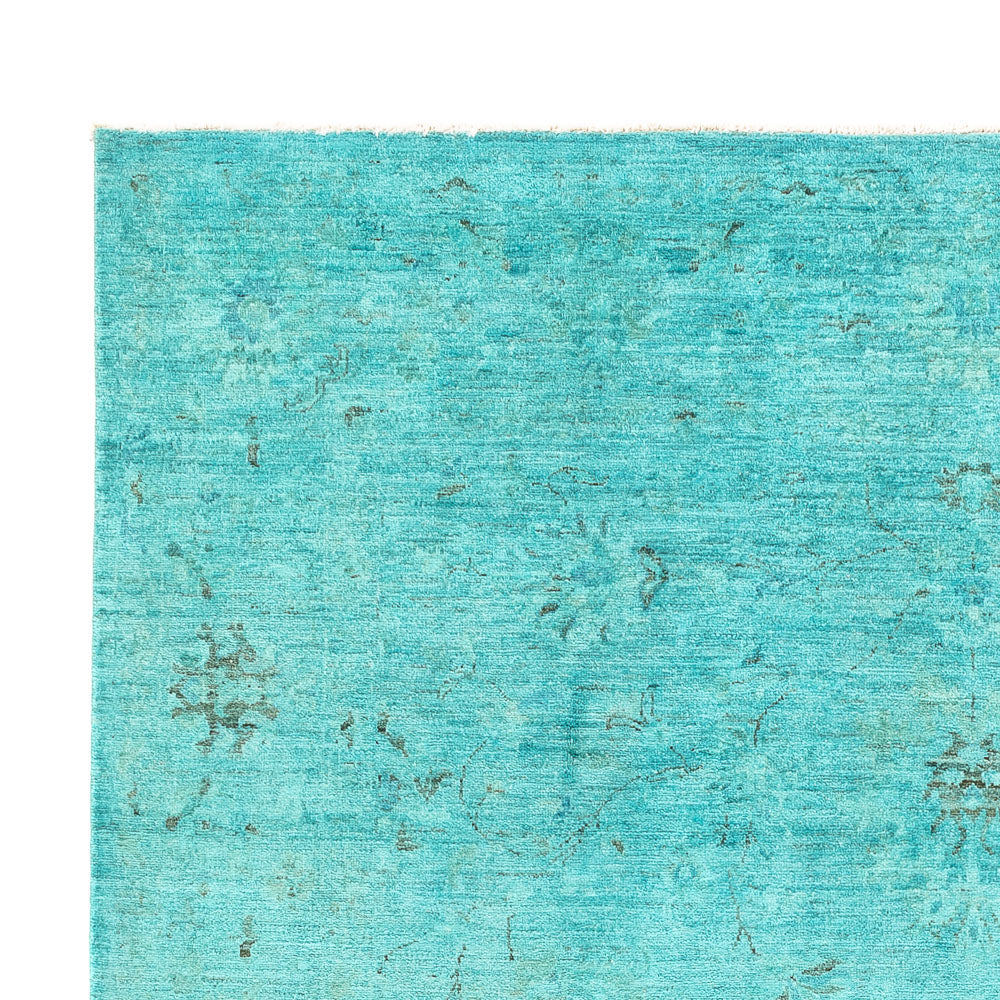 Tappeto Ziegler - Moderno - Vintage/Tinto di moda - 293 x 201 cm - turchese
