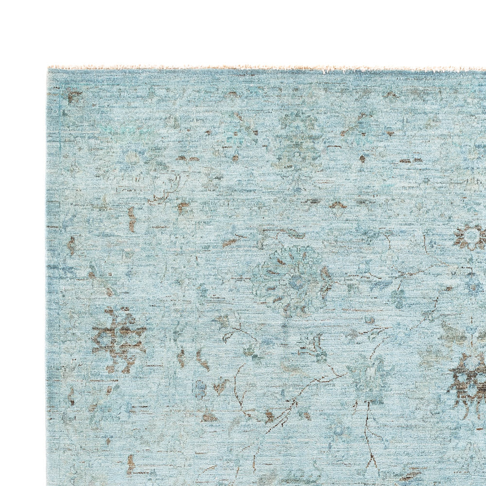 Tappeto Ziegler - Moderno - Vintage/Tinto di moda - 300 x 202 cm - blu chiaro
