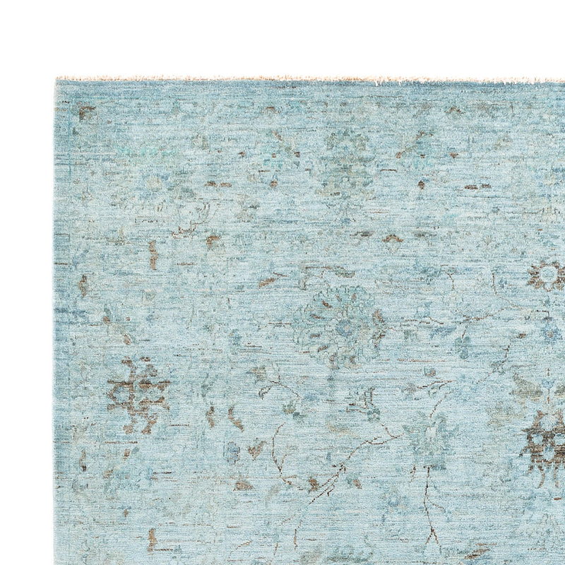 Tappeto Ziegler - Moderno - Vintage/Tinto di moda - 300 x 202 cm - blu chiaro