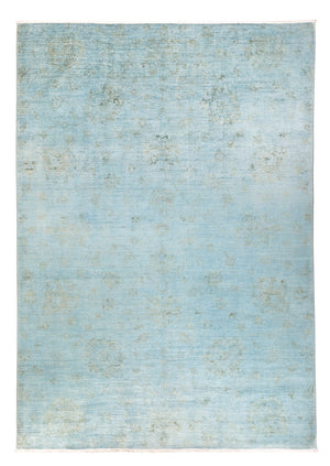 Tappeto Ziegler - Moderno - Vintage/Tinto di moda - 292 x 204 cm - blu chiaro