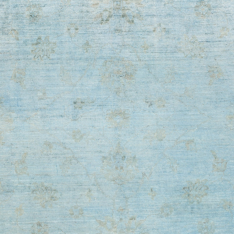 Tappeto Ziegler - Moderno - Vintage/Tinto di moda - 292 x 204 cm - blu chiaro