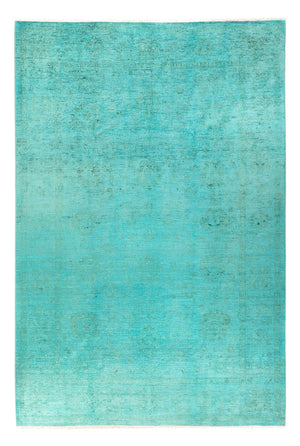 Tappeto Ziegler - Moderno - Vintage/Tinto di moda - 292 x 198 cm - turchese