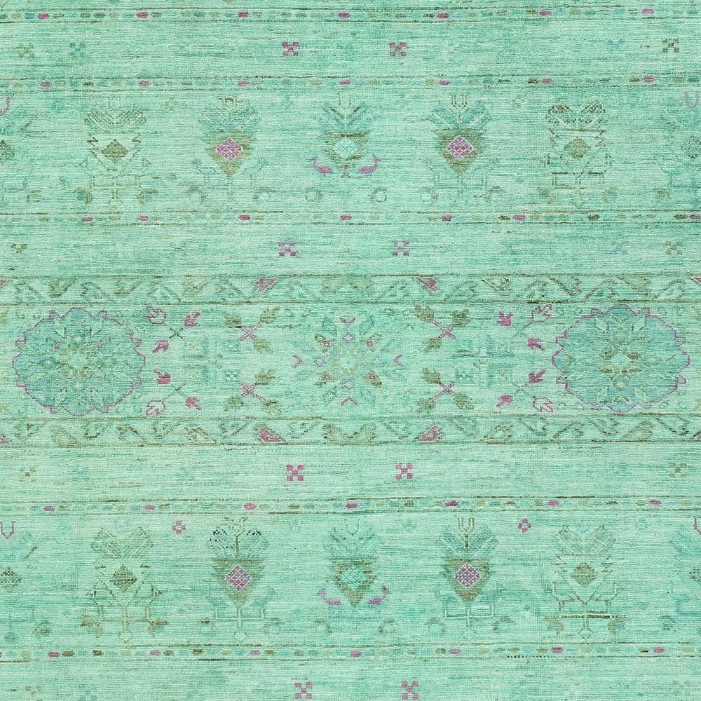 Tappeto Ziegler - Moderno - Vintage/Tinto di moda - 308 x 206 cm - verde chiaro