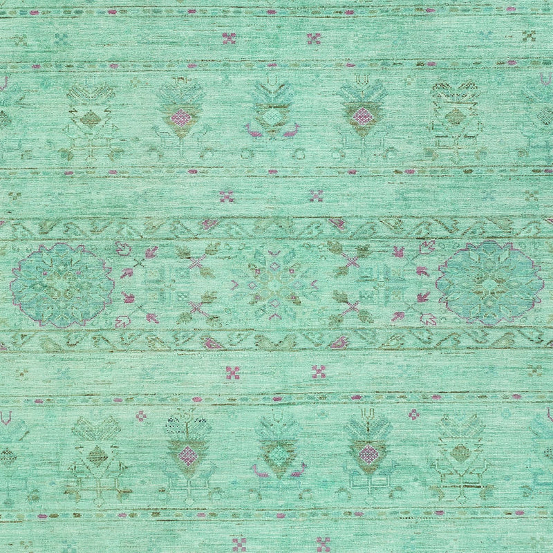Tappeto Ziegler - Moderno - Vintage/Tinto di moda - 308 x 206 cm - verde chiaro