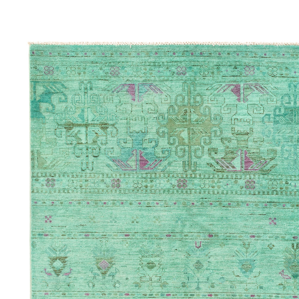 Tappeto Ziegler - Moderno - Vintage/Tinto di moda - 308 x 206 cm - verde chiaro