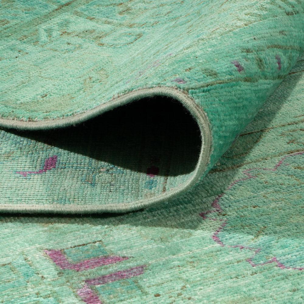 Tappeto Ziegler - Moderno - Vintage/Tinto di moda - 308 x 206 cm - verde chiaro