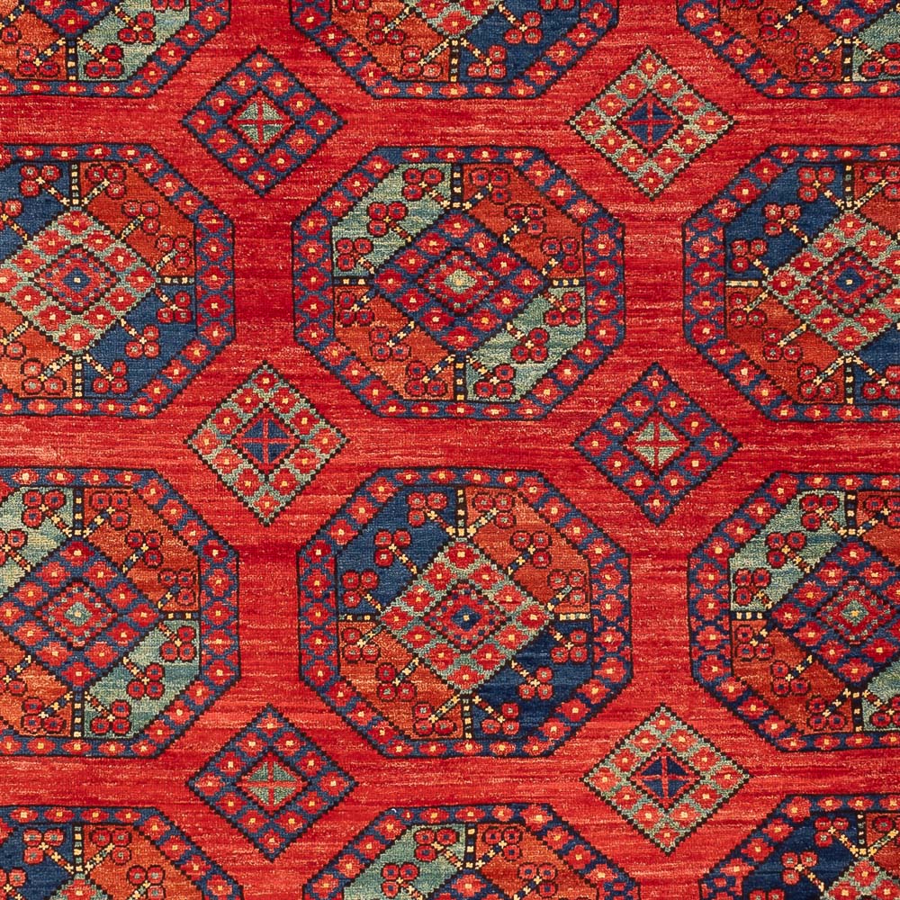 Tappeto afgano - Kunduz - 305 x 209 cm - rosso