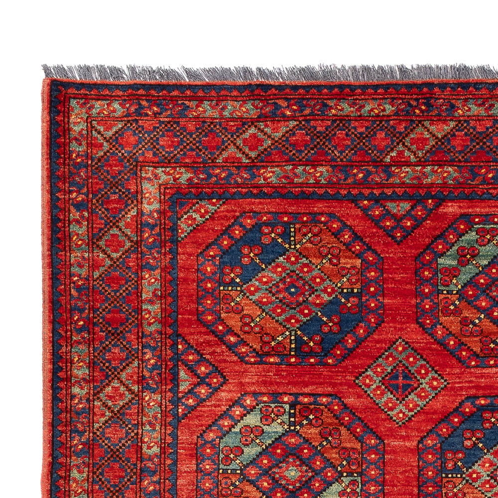 Tappeto afgano - Kunduz - 305 x 209 cm - rosso