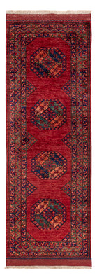 Tappeto corsia Tappeto afgano - Kunduz - 237 x 83 cm - rosso