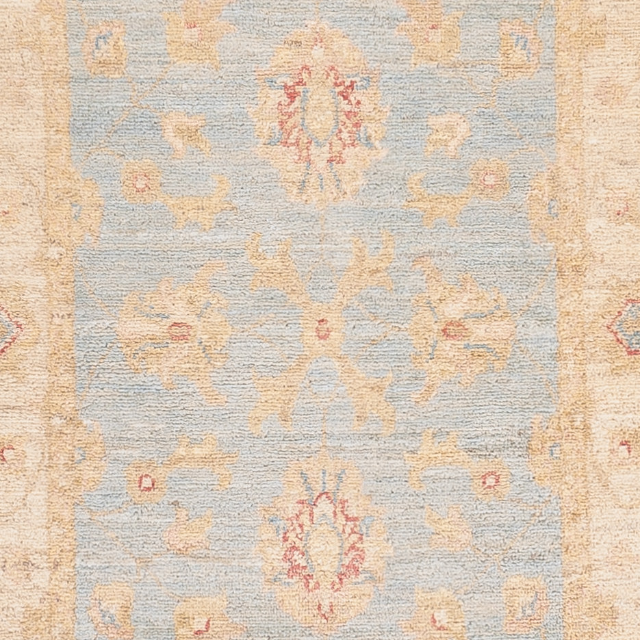 Tappeto corsia Tappeto Ziegler - 298 x 80 cm - blu chiaro