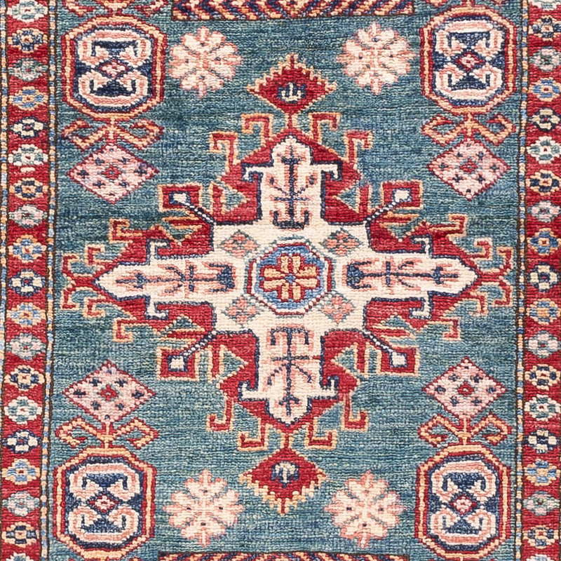 Tappeto corsia Tappeto Ziegler - Kazak - 253 x 78 cm - blu scuro