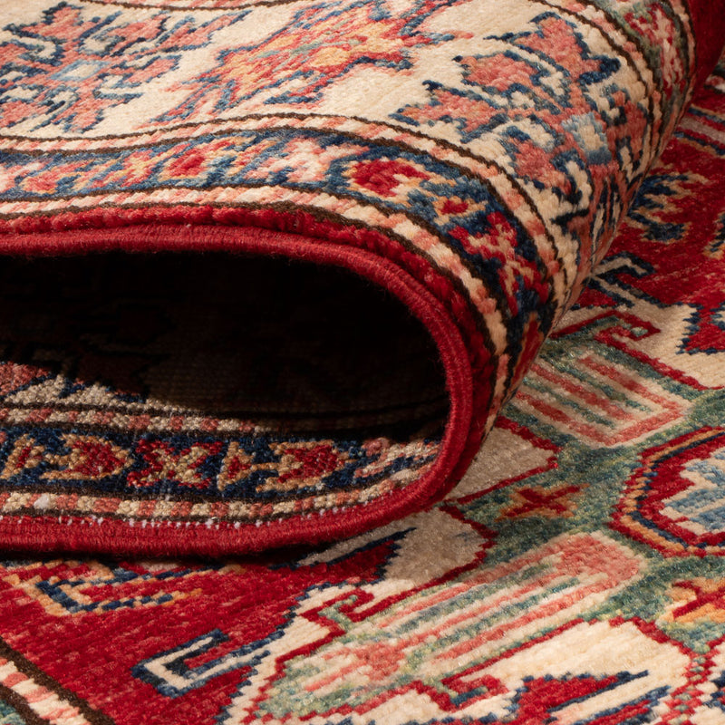 Tappeto corsia Tappeto Ziegler - Kazak - 251 x 76 cm - rosso
