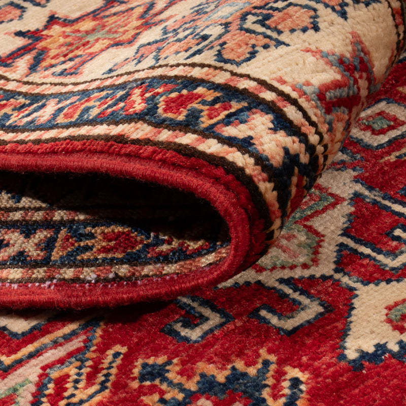 Tappeto corsia Tappeto Ziegler - Kazak - 251 x 74 cm - rosso