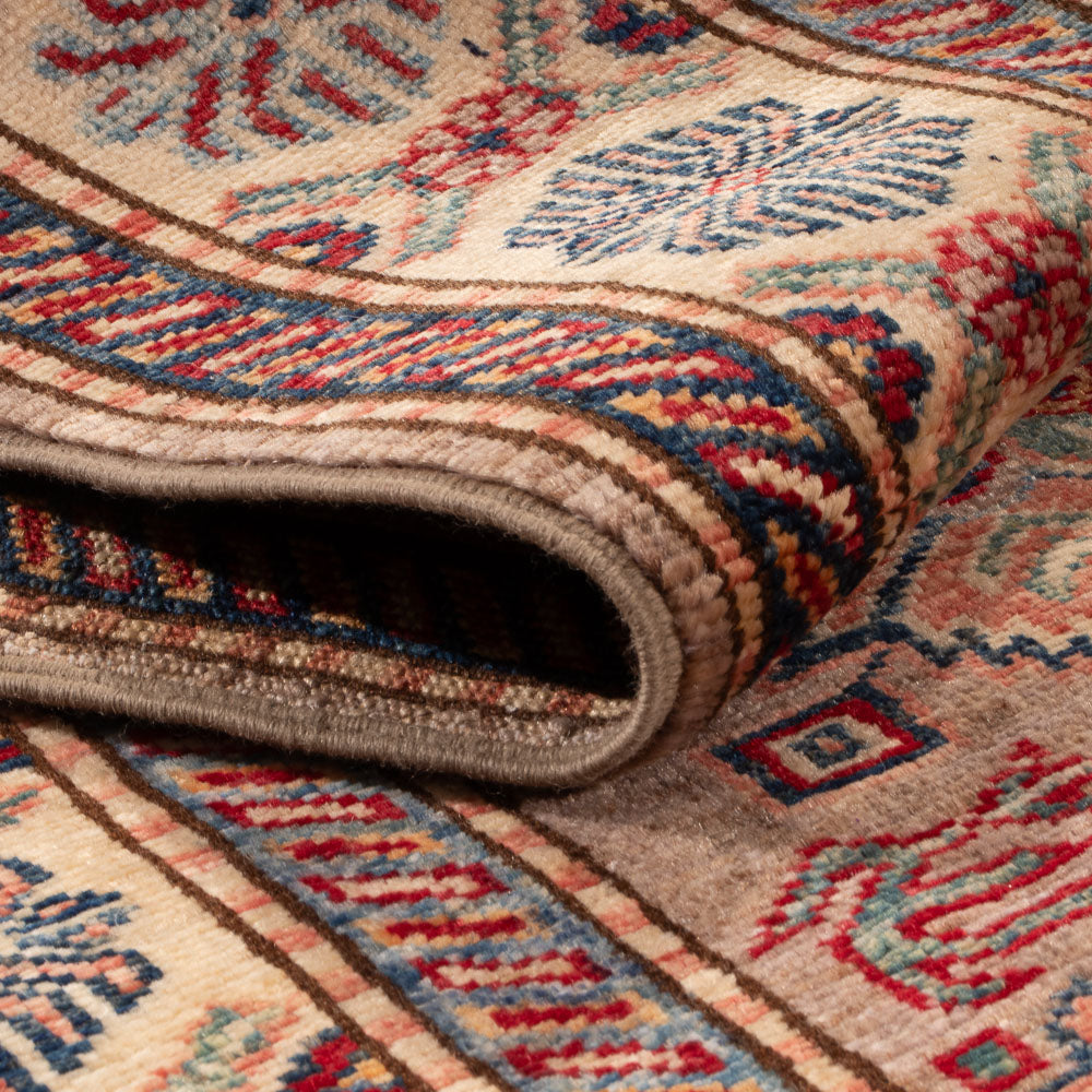 Tappeto corsia Tappeto Ziegler - Kazak - 252 x 76 cm - salmone