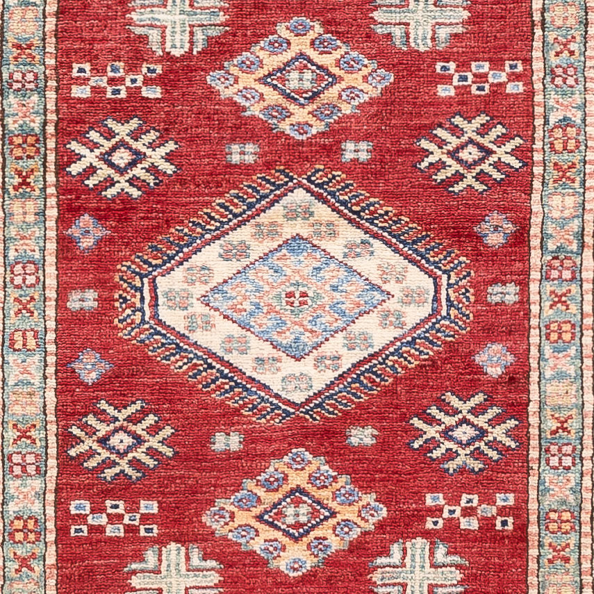 Tappeto corsia Tappeto Ziegler - Kazak - 236 x 77 cm - rosso