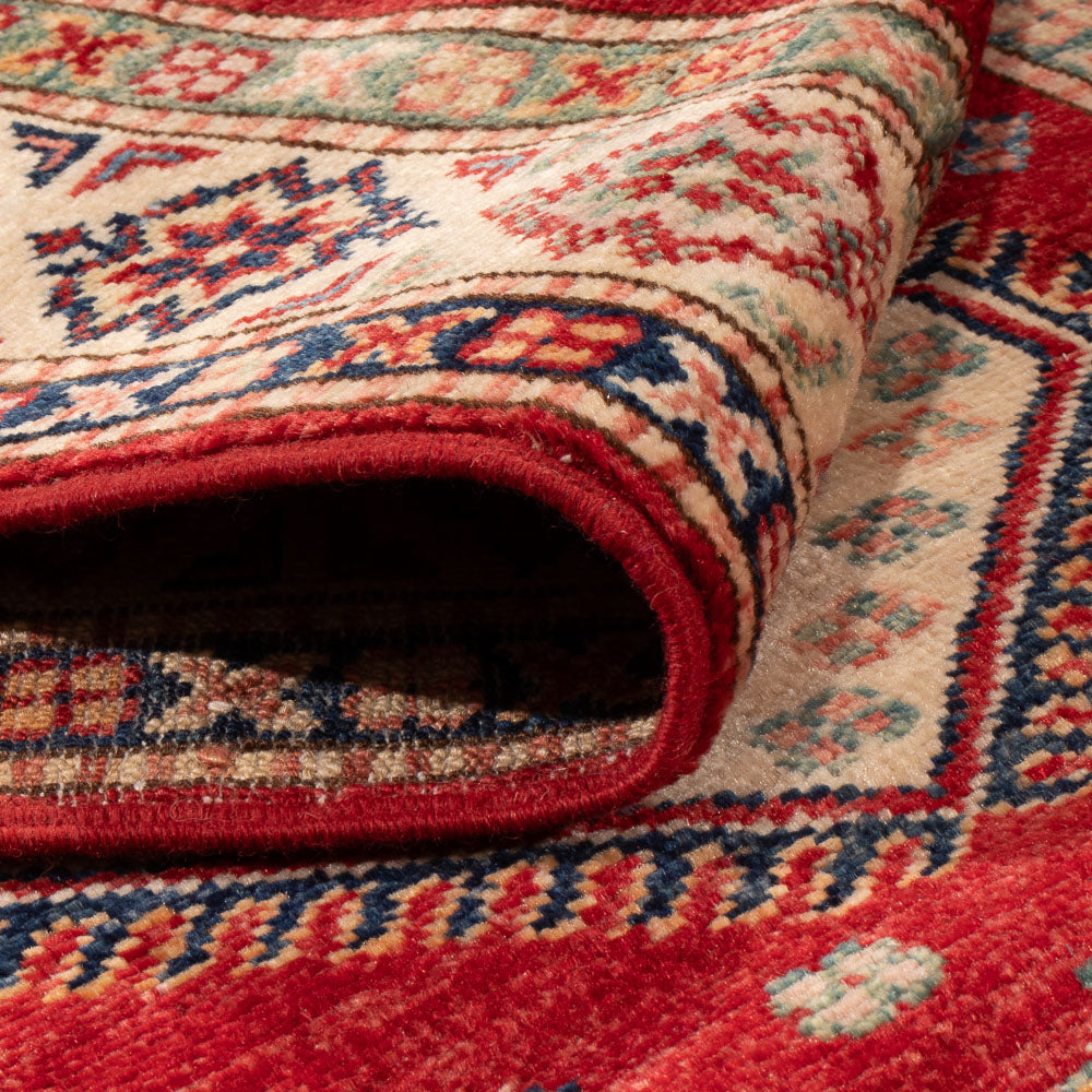 Tappeto corsia Tappeto Ziegler - Kazak - 238 x 75 cm - rosso