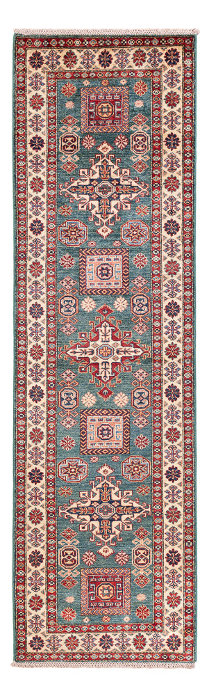 Tappeto corsia Tappeto Ziegler - Kazak - 253 x 79 cm - verde scuro