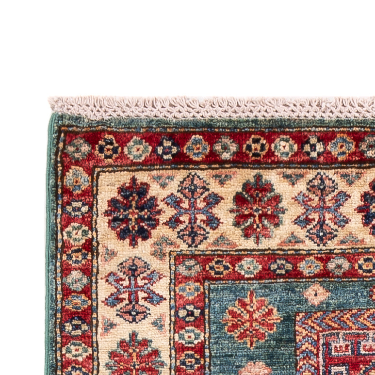 Tappeto corsia Tappeto Ziegler - Kazak - 253 x 79 cm - verde scuro