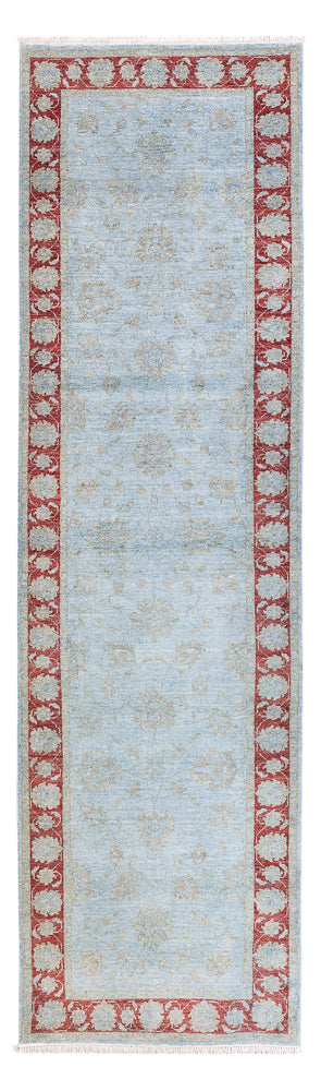 Tappeto corsia Tappeto Ziegler - Moderno - 303 x 89 cm - blu chiaro