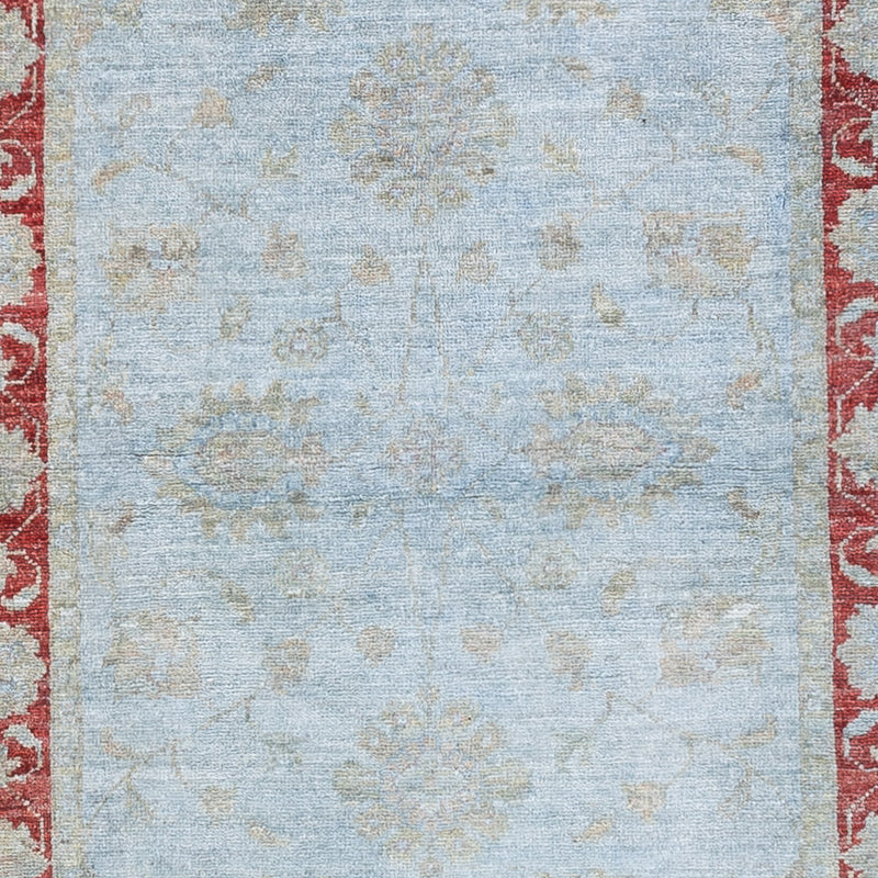 Tappeto corsia Tappeto Ziegler - Moderno - 303 x 89 cm - blu chiaro