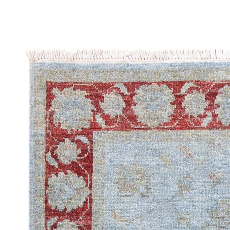 Tappeto corsia Tappeto Ziegler - Moderno - 303 x 89 cm - blu chiaro