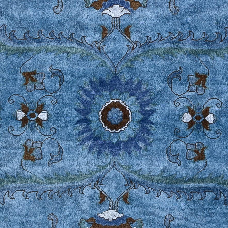 Tappeto corsia Tappeto Ziegler - Moderno - 245 x 80 cm - blu