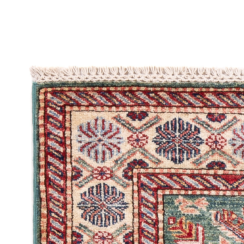 Tappeto corsia Tappeto Ziegler - Kazak - 248 x 75 cm - verde scuro