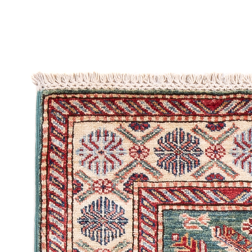 Tappeto corsia Tappeto Ziegler - Kazak - 248 x 73 cm - verde scuro