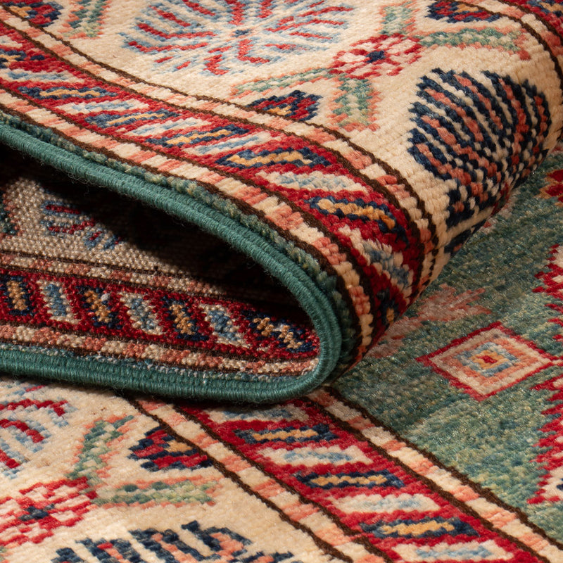 Tappeto corsia Tappeto Ziegler - Kazak - 248 x 73 cm - verde scuro