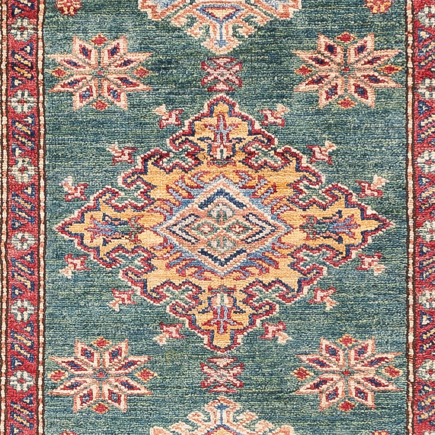 Tappeto corsia Tappeto Ziegler - Kazak - 242 x 78 cm - verde