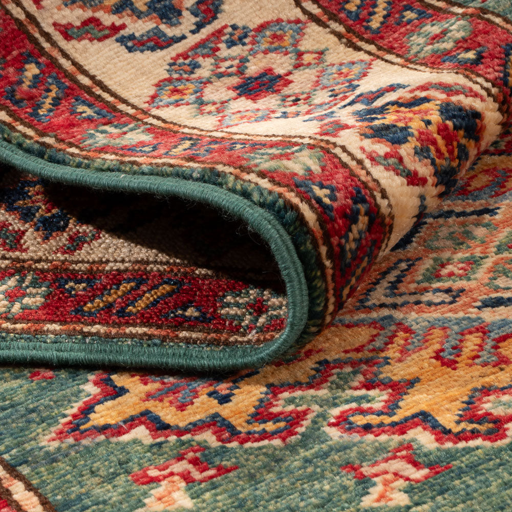 Tappeto corsia Tappeto Ziegler - Kazak - 242 x 78 cm - verde