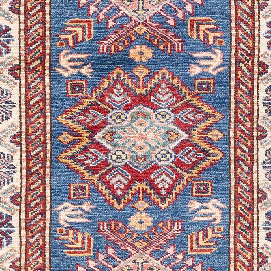 Tappeto corsia Tappeto Ziegler - Kazak - 247 x 73 cm - blu