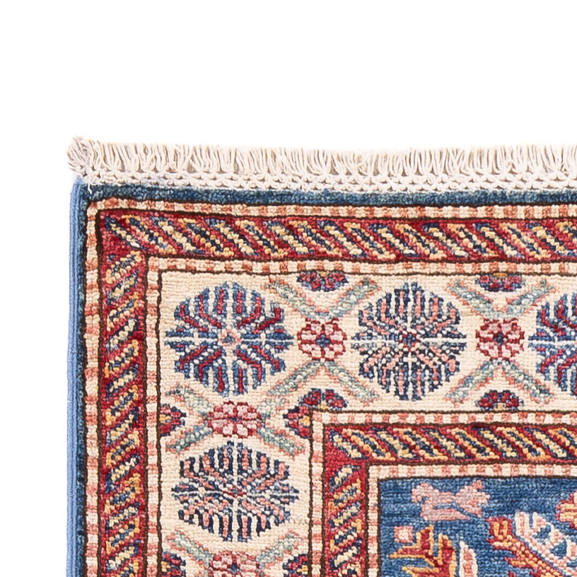 Tappeto corsia Tappeto Ziegler - Kazak - 247 x 73 cm - blu