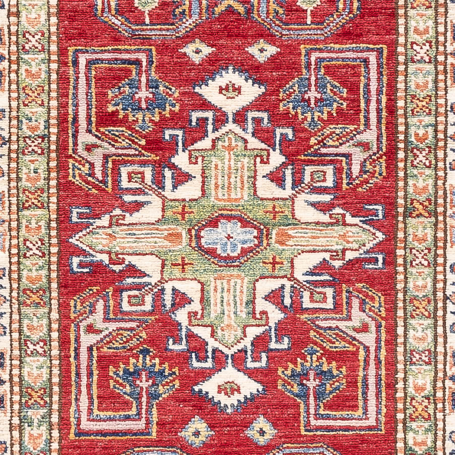 Tappeto corsia Tappeto Ziegler - Kazak - 250 x 76 cm - rosso