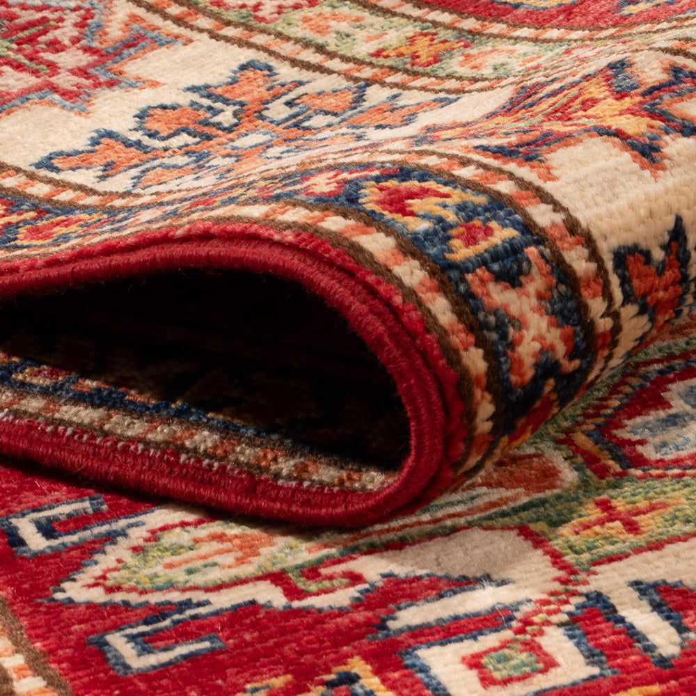 Tappeto corsia Tappeto Ziegler - Kazak - 250 x 76 cm - rosso