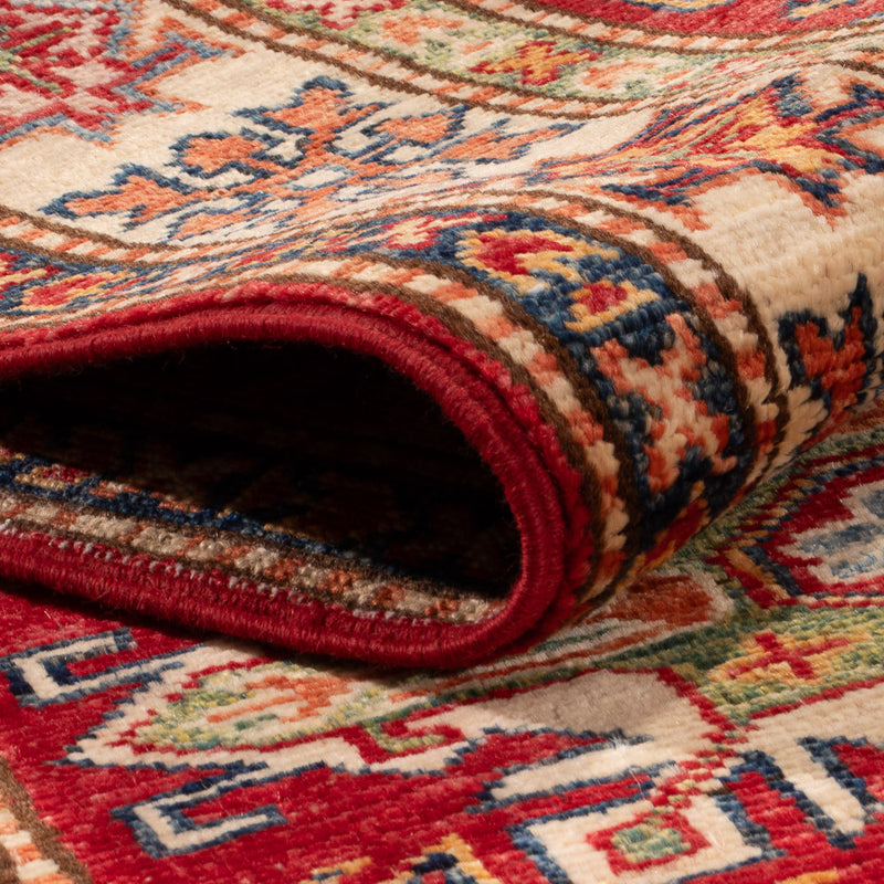 Tappeto corsia Tappeto Ziegler - Kazak - 250 x 76 cm - rosso