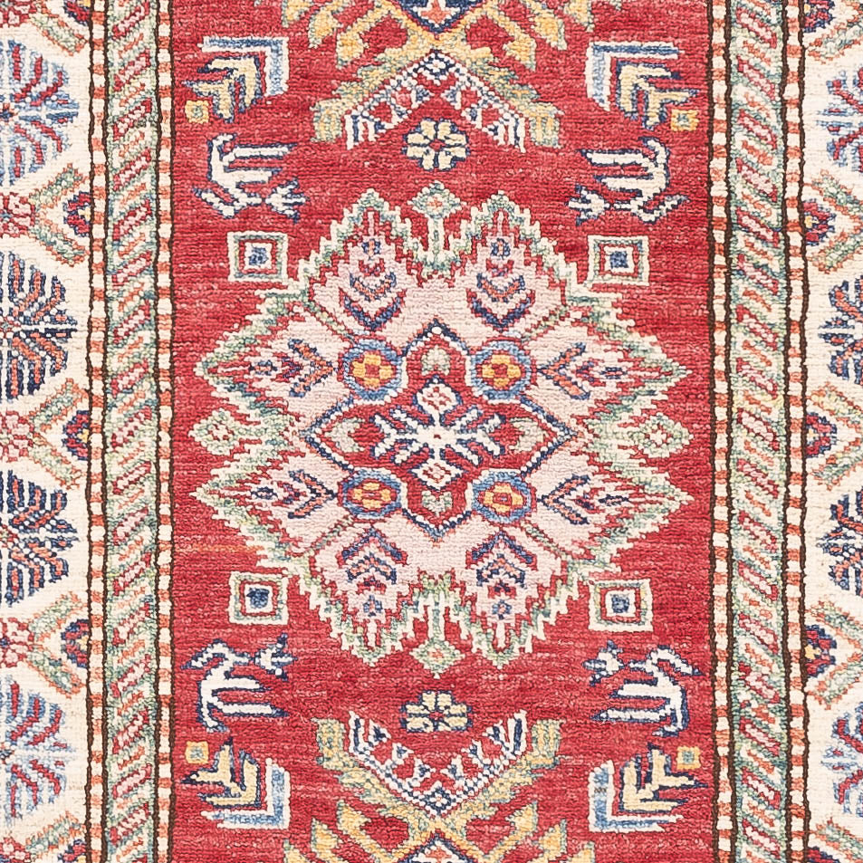 Tappeto corsia Tappeto Ziegler - Kazak - 263 x 76 cm - rosso