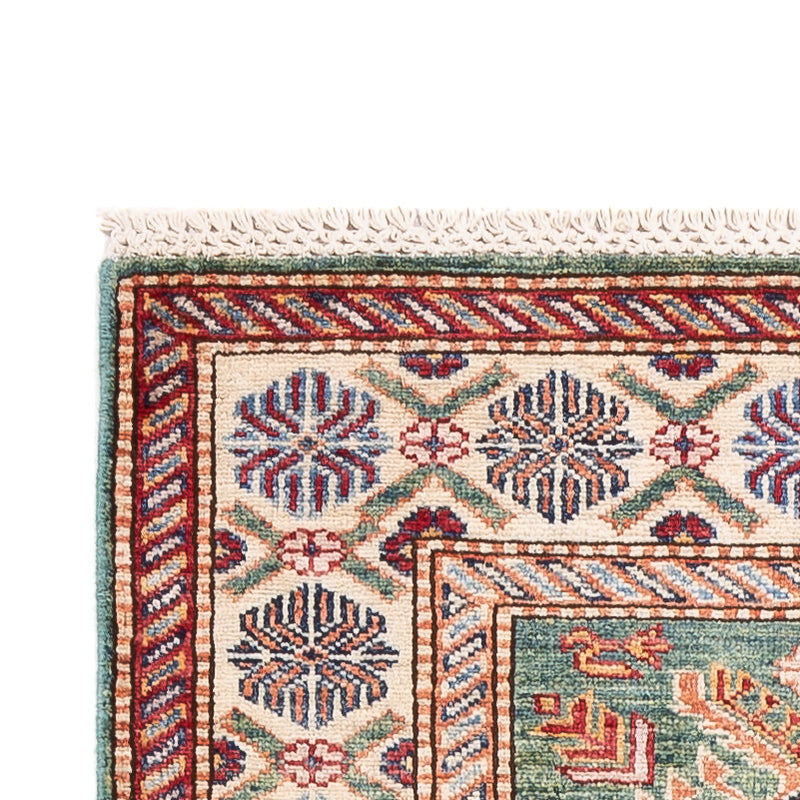Tappeto corsia Tappeto Ziegler - Kazak - 244 x 75 cm - verde chiaro