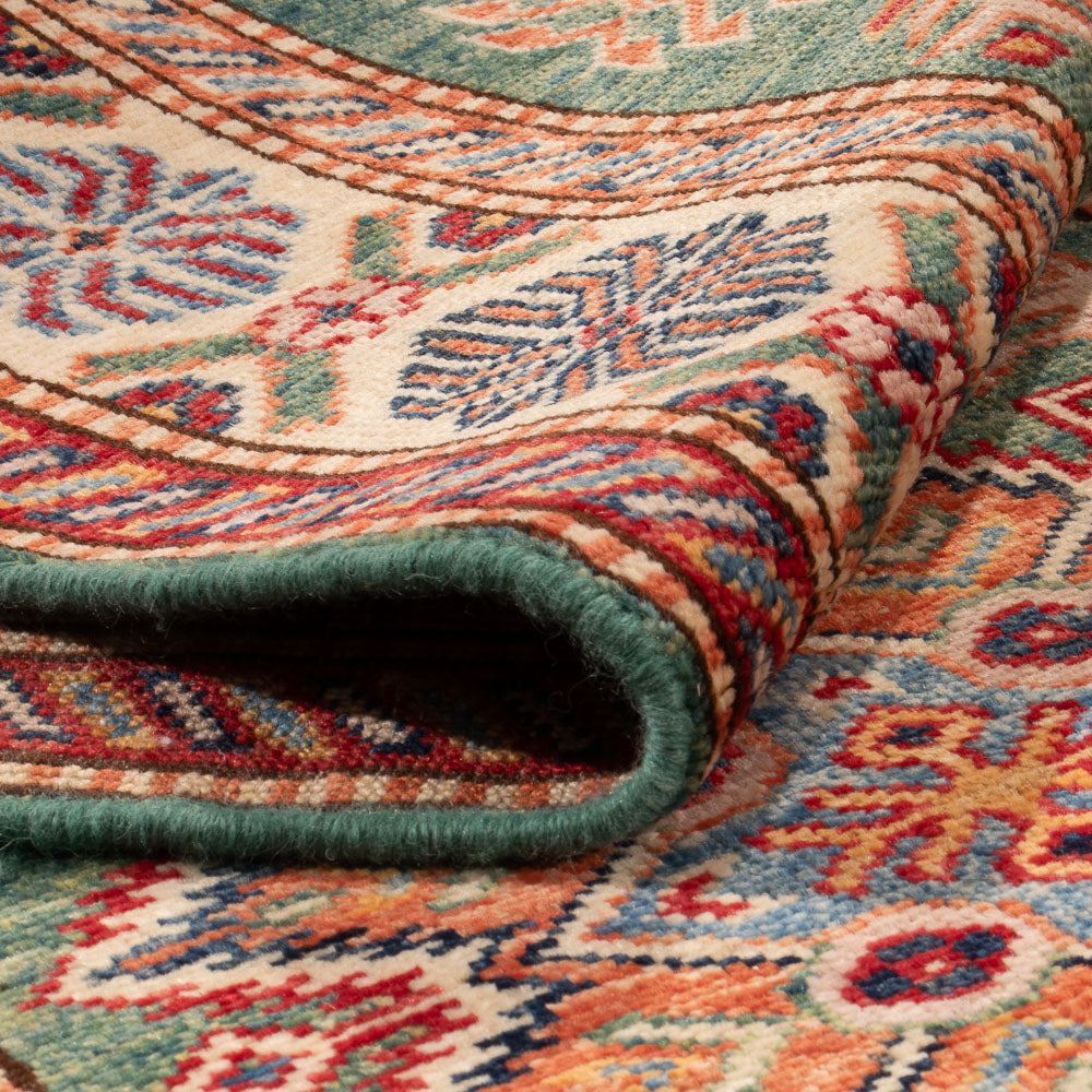 Tappeto corsia Tappeto Ziegler - Kazak - 244 x 75 cm - verde chiaro