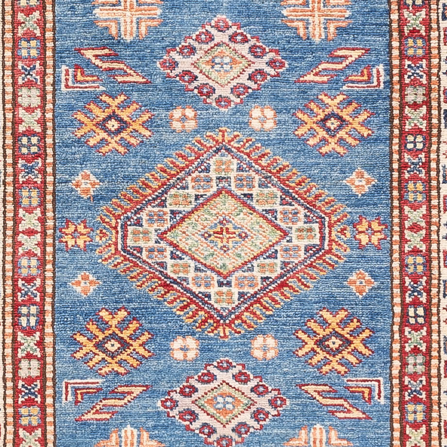 Tappeto corsia Tappeto Ziegler - Kazak - 254 x 77 cm - blu
