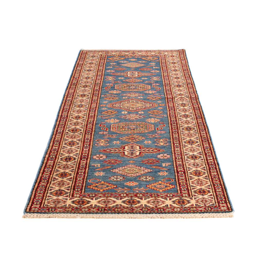 Tappeto corsia Tappeto Ziegler - Kazak - 254 x 77 cm - blu