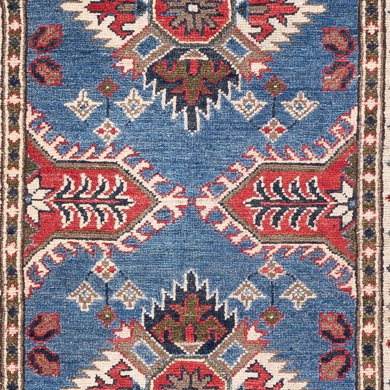 Tappeto corsia Tappeto Ziegler - Kazak - 288 x 82 cm - blu