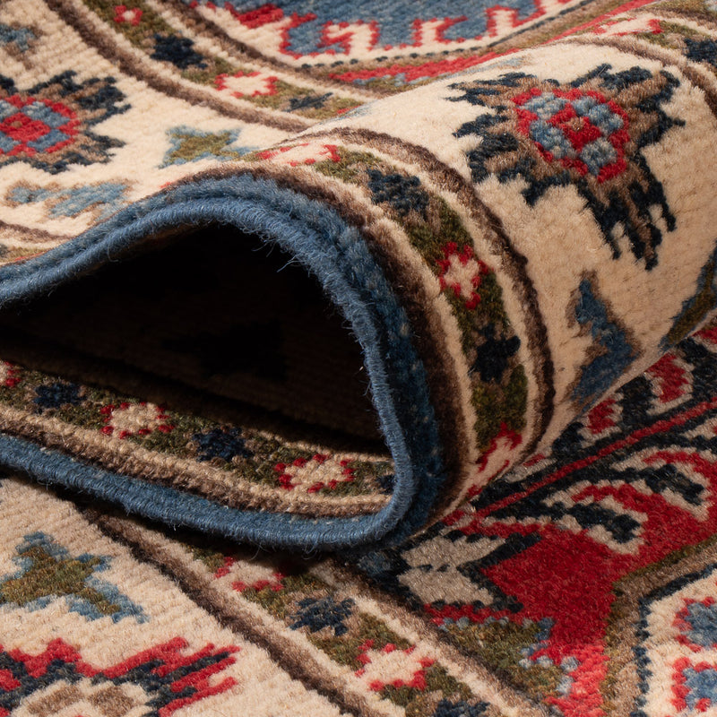 Tappeto corsia Tappeto Ziegler - Kazak - 288 x 82 cm - blu