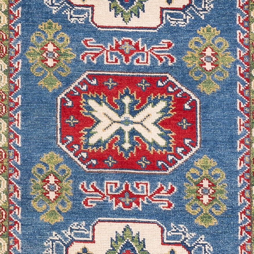 Tappeto corsia Tappeto Ziegler - Kazak - 281 x 80 cm - blu