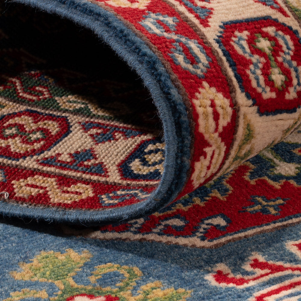Tappeto corsia Tappeto Ziegler - Kazak - 281 x 80 cm - blu