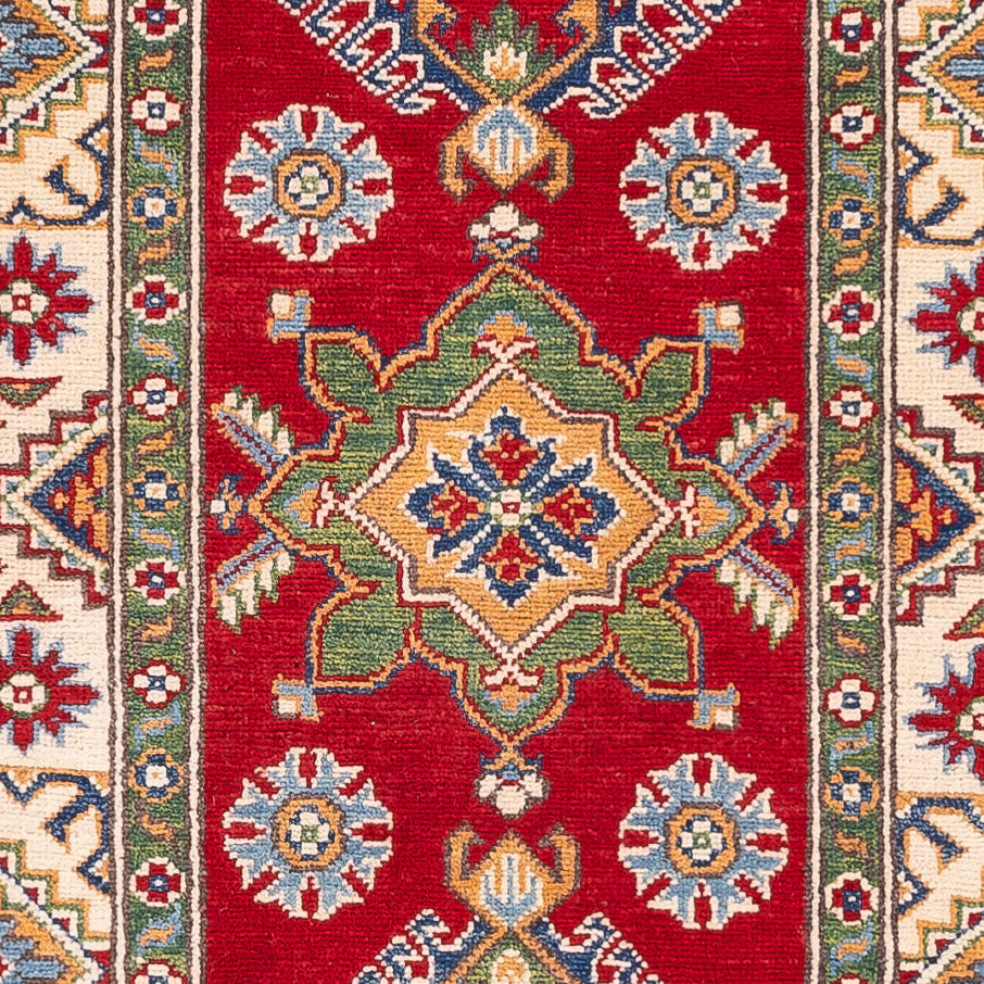 Tappeto corsia Tappeto Ziegler - Kazak - 293 x 76 cm - rosso