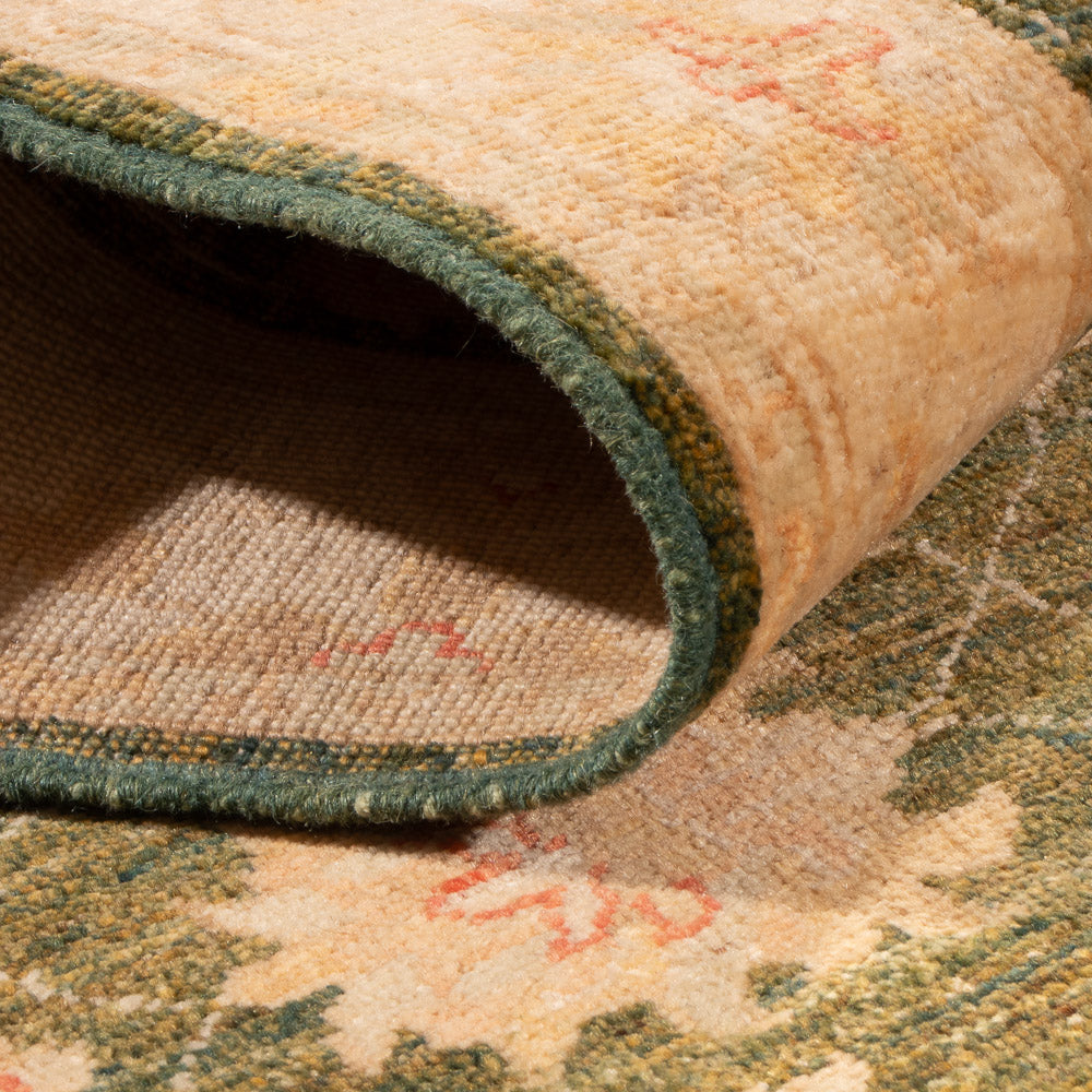 Tappeto corsia Tappeto Ziegler - 246 x 82 cm - verde oliva