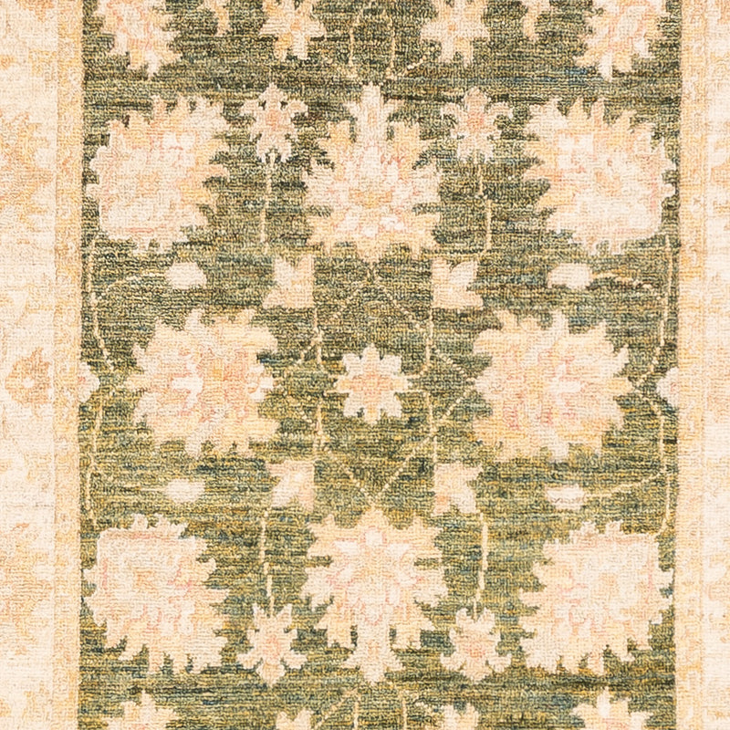 Tappeto corsia Tappeto Ziegler - 295 x 80 cm - verde oliva