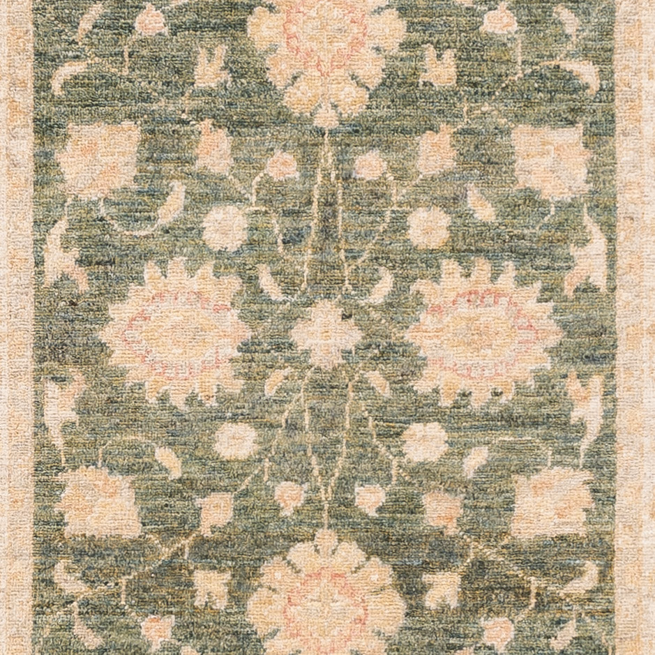 Tappeto corsia Tappeto Ziegler - 297 x 85 cm - verde oliva