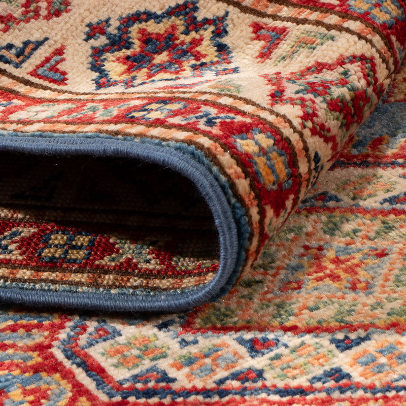 Tappeto corsia Tappeto Ziegler - Kazak - 256 x 74 cm - blu